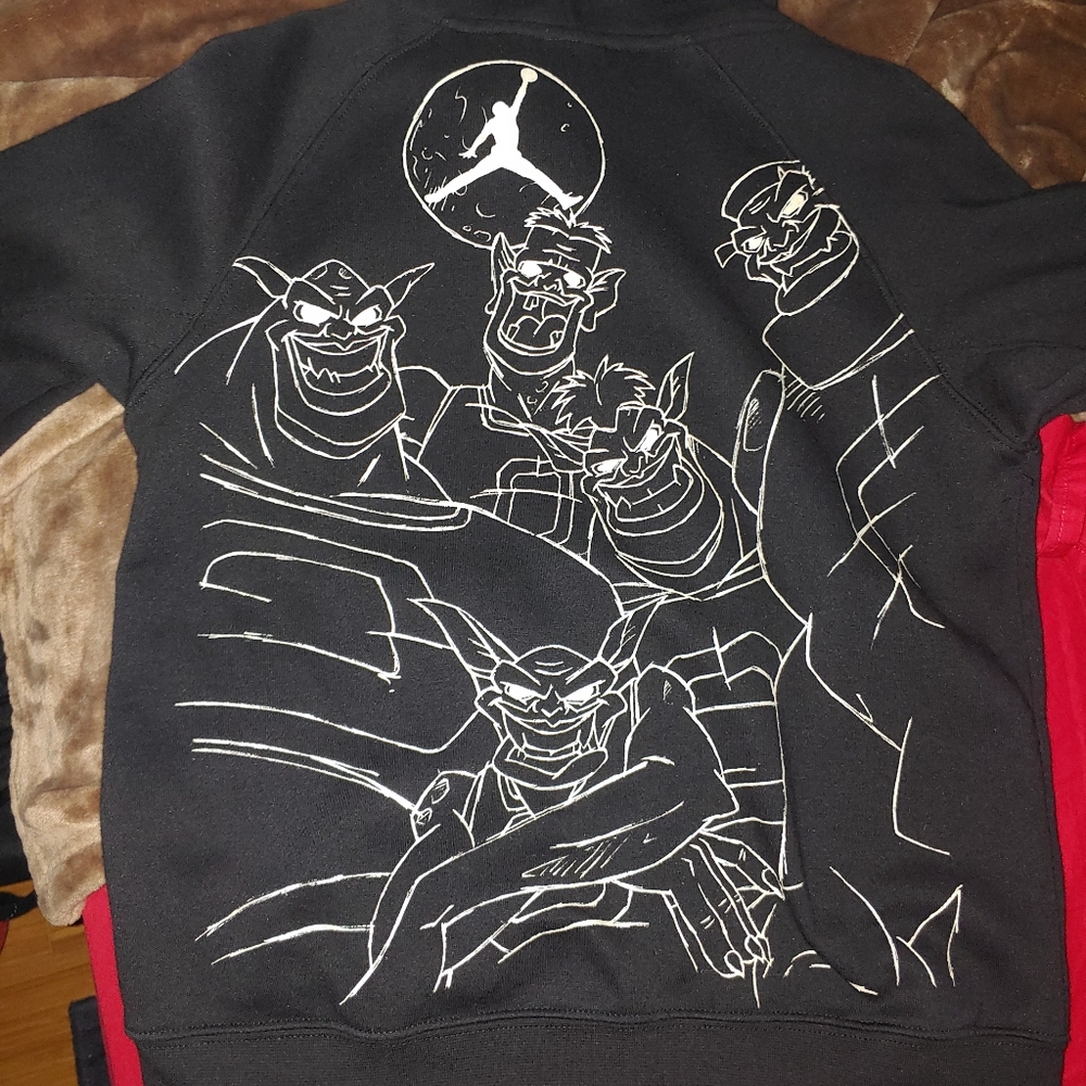 Jordan 20th anniversary space jam glow dark hoodie